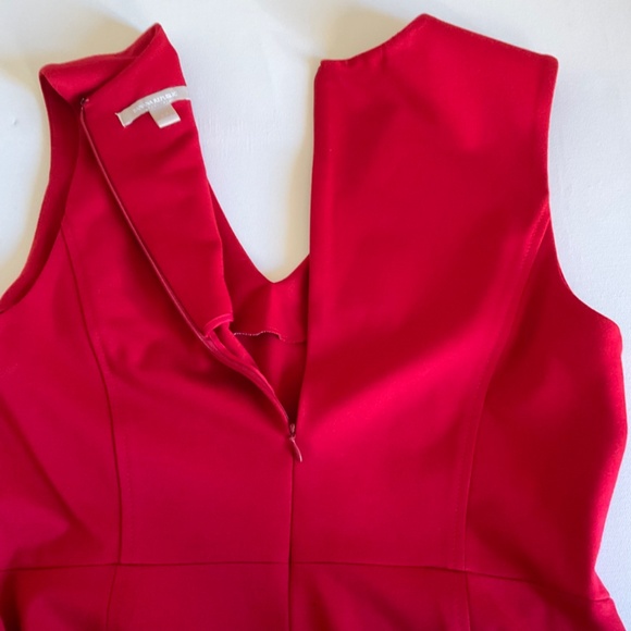 Banana Republic Size 12 Red Sleeveless Dress - Picture 5 of 7